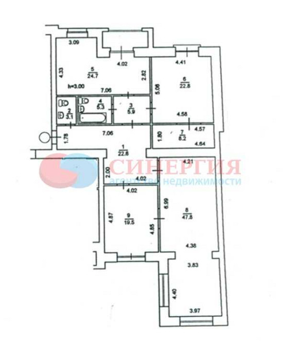 продажа 3-к квартира Киев, Печерский, 300000 $ Київ - зображення 10