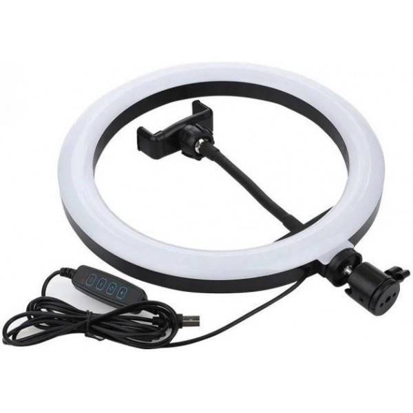 DM Лампа кільцева Ring Fill Light QX-260 26 см 10 дюймів USB без тримача (Код товару:25475) Харків - зображення 1