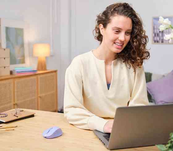 Мышь компьютерная безпроводная Trust Ozaa Compact Multi-Device Wireless Purple 25384_TRUST фиолетова Киев