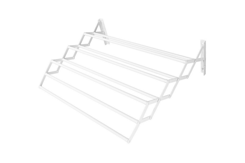 Сушилка для белья MASTERTOOL настенная гармониковая 500 мм 8-секционная 4 м белая 92-1758 Харьков - изображение 1