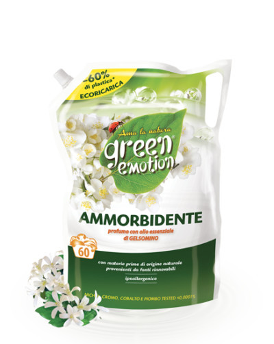 Гіпоалергенний ополіскувач (дойпак) Green Emotion Ammte Busta 8006130504236 1500 мл Киев - изображение 1