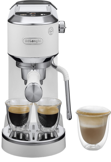 Кофеварка рожковая Delonghi Dedica Duo EC 890.WI 1450 Вт белая Киев - изображение 1