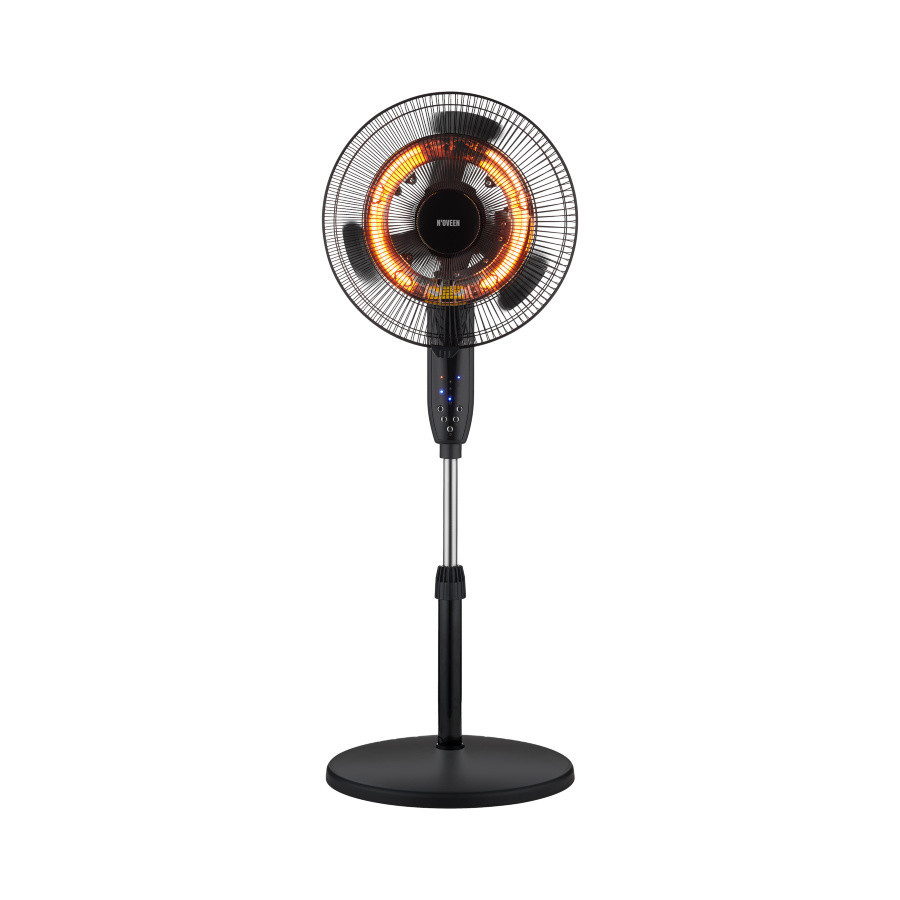 Вентилятор 2 в 1 с функцией обогрева F740 Tuya WiFi Smart X-LINE черный Одесса - изображение 1