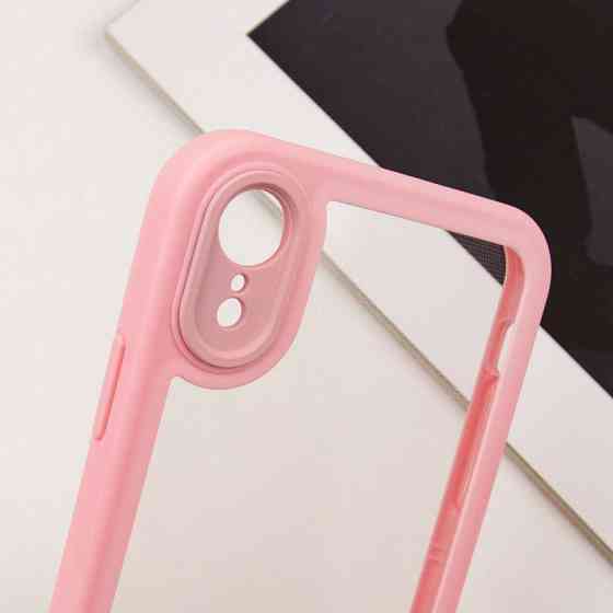 TPU чехол Transparent + Colour 1,5mm для Apple iPhone XR (6.1") Херсон