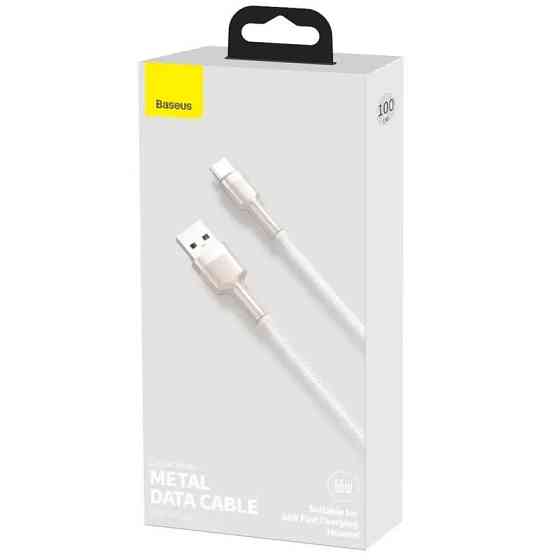 Дата кабель Baseus Cafule Metal Data USB to Type-C 66W (2m) (CAKF0002) Херсон