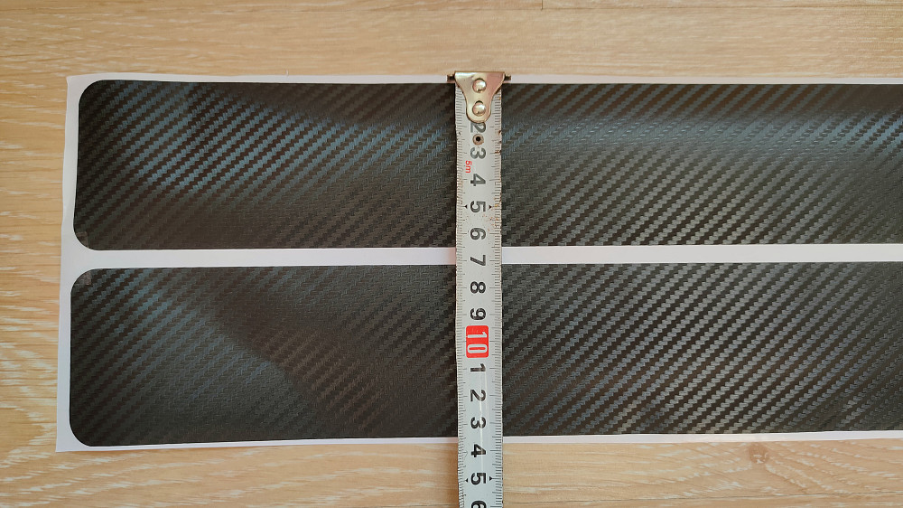 Наклейки на пороги авто карбон 4 шт Борисполь - изображение 8