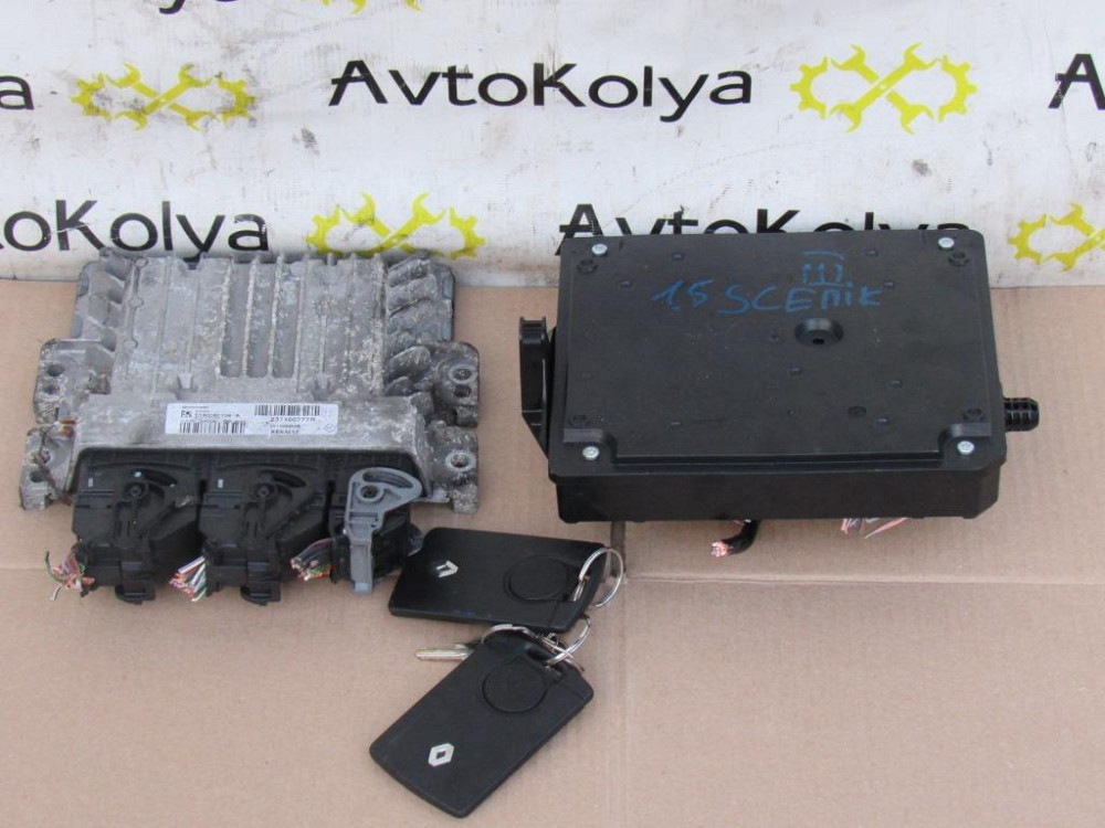 ЭБУ блок управления двигателем Renault Scenic III 1.5 dci 2009-2016 (Комплект) Ковель - зображення 1