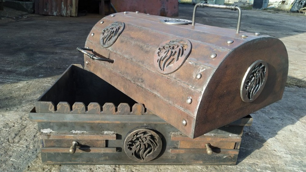 Мангалы с элементами декора любой сложности сварные Кам'янське (Дніпродзержинськ) - зображення 4