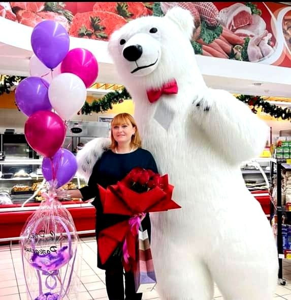 Белый медведь Запорожье.Заказать медведя в Запорожье на праздник. Запоріжжя - зображення 11