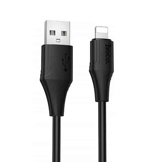 Уценка Дата кабель Hoco X124 Bien silicone USB to Lightning 2.4A (1m) Херсон