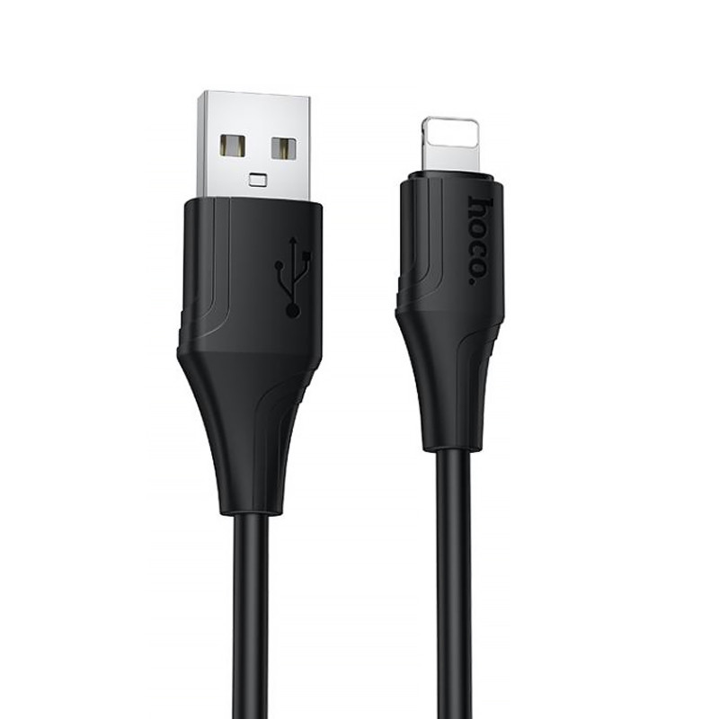 Уценка Дата кабель Hoco X124 Bien silicone USB to Lightning 2.4A (1m) Херсон - зображення 1