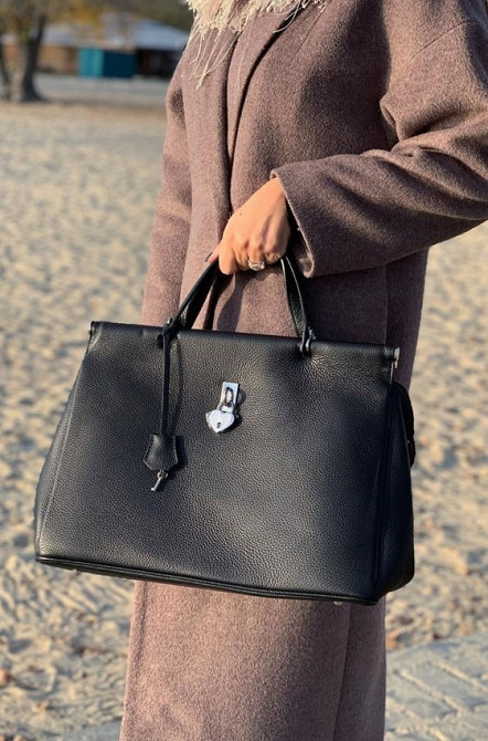 сумка италия кожа genuine leather сумка италия кожа большая TS000080 Київ - зображення 3