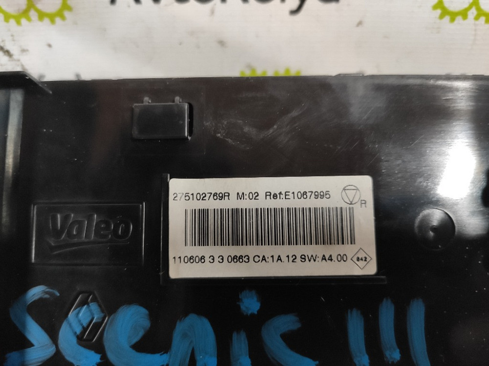 Блок управления климат контролем Renault Megane III 2008-2015 (275102769R) Ковель - зображення 4