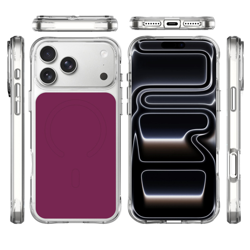Чехол TPU+PC Space Pure Color with Magnetic Fit для Apple iPhone 17 Pro Max / 18 Pro Max (6.9") Херсон - зображення 3