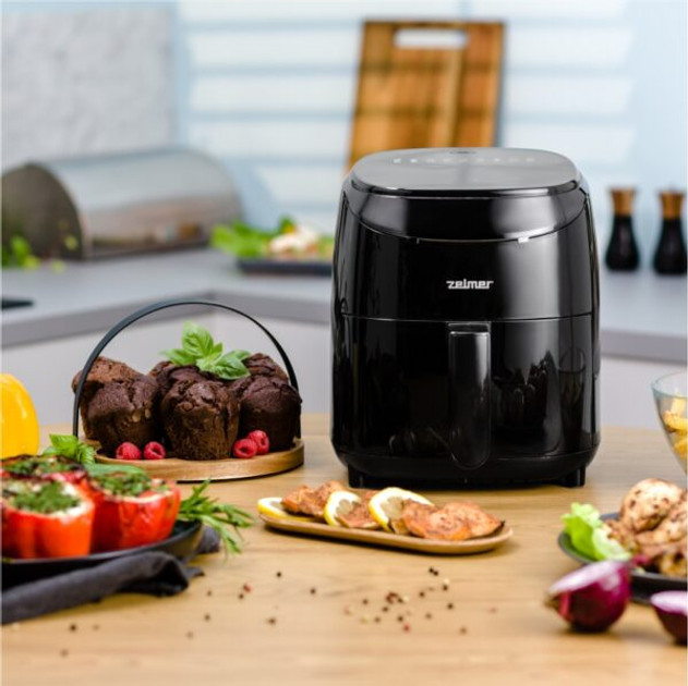 Мультипечь ZELMER ZAF3550 1200 Вт черная Київ - зображення 4