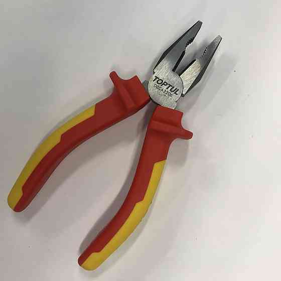 Пассатижи электрика 6" изолированные 1000V VDE TOPTUL DGCA2206 Харків