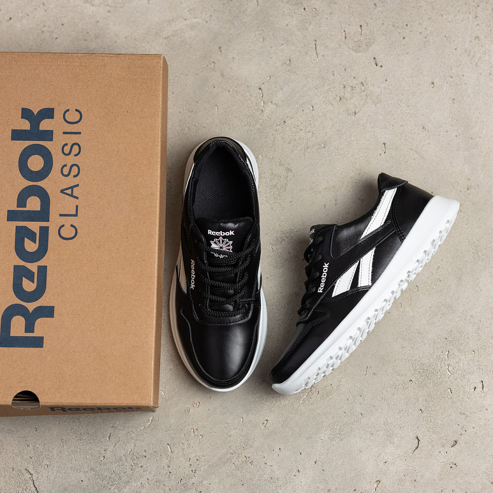 Підліткові шкіряні кросівки Classic Black Київ - зображення 11