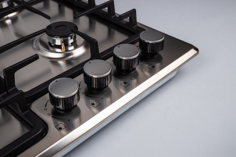 Газовая варочная поверхность GRUNHELM GHIW 0229 MI WOK (2 конфорки, нержавейка, газ контроль) 143076 Київ - зображення 7