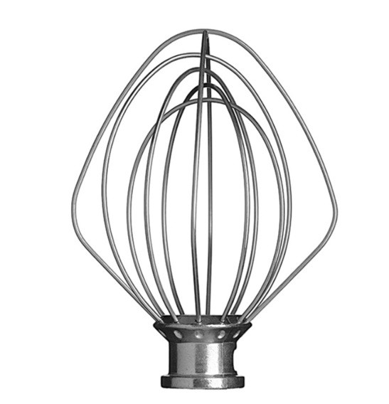 Насадка-венчик для чаши KitchenAid 5K452WW серебристая Киев - изображение 3