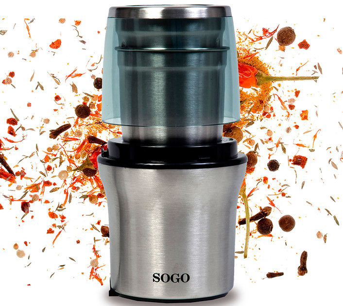 Кофемолка SOGO SS-5230 300 Вт серебристая Київ - зображення 2