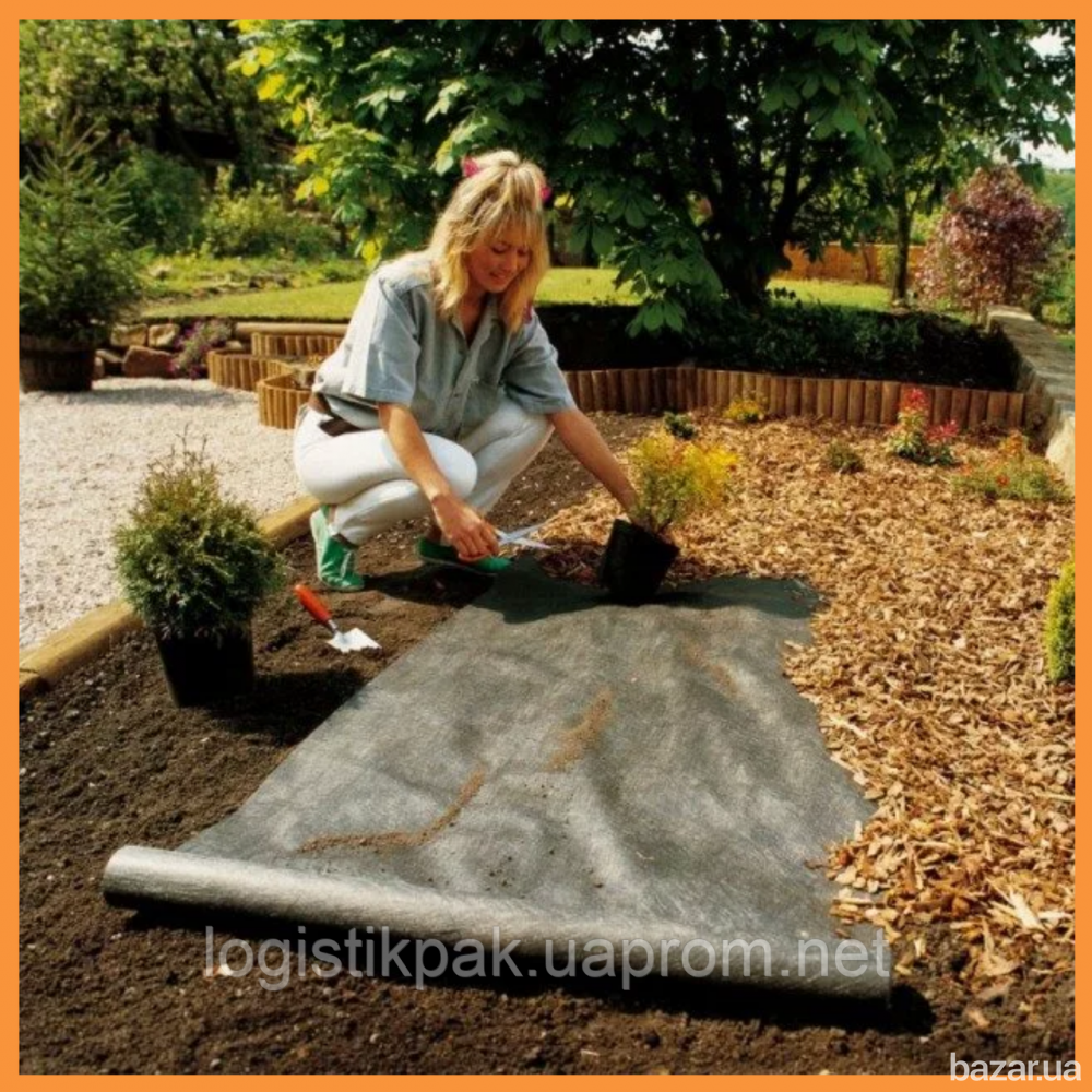 Геотекстиль чёрный 110г/м²|3.2×50м Харків - зображення 7