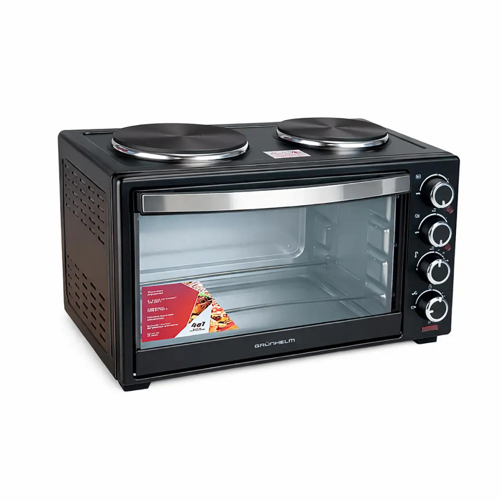 Печь электрическая Grunhelm GNM33RHP 33 л 1800 Вт черная Киев - изображение 6