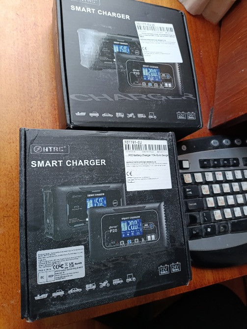 Акумуляторний зарядний пристрій 15A/20A 12в или 24в, 2 - 15(20)А 7-ступеней Лубни - зображення 2