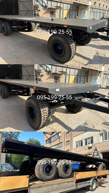 Причіп-платформа 3ПТС-20, 3ПТС-12 контейнеровоз Днепр - изображение 2