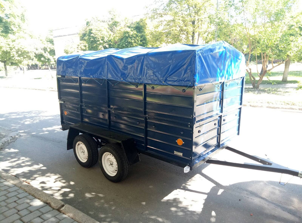 Двухосный усиленный прицеп 2.5*1.5*500 и другие размеры кат.Б, с регистрацией в МРЕО Дніпро - зображення 2