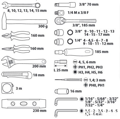 Набор инструмента 135 шт Topex 38D215 Киев - изображение 7