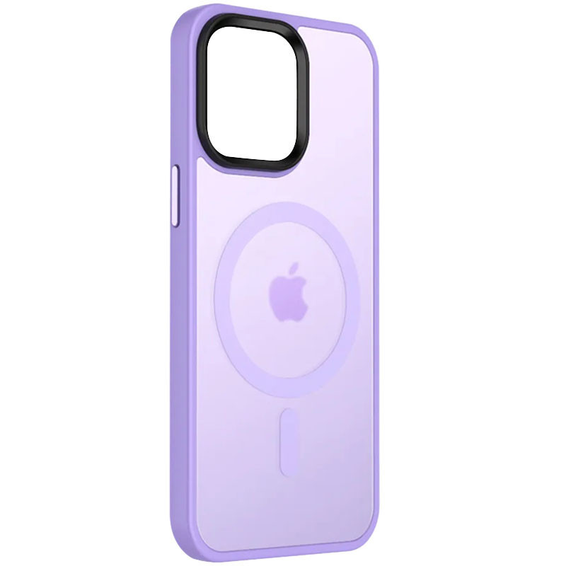TPU+PC чехол Metal Buttons with MagSafe Colorful для Apple iPhone 13 (6.1") Херсон - зображення 1