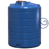 Емкость 3000 л две горловины вертикальный синий Киев