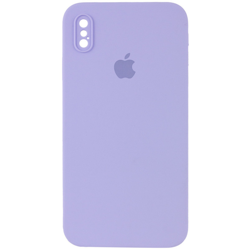 Чехол Silicone Case Square Full Camera Protective (AA) для Apple iPhone XS Max (6.5") Херсон - зображення 4