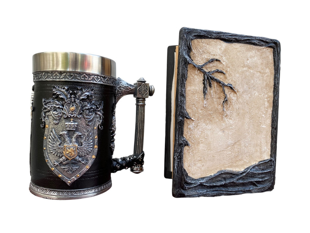 Подарочный набор Кружка 3 Щит и Корона и Блокнот 3 «Тень Ворона» Київ - зображення 2