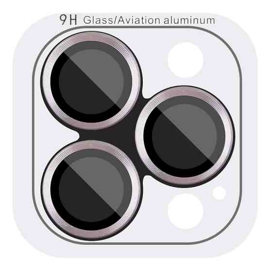 Защитное стекло Metal Classic на камеру (в упак.) для Apple iPhone 15 Pro (6.1") / 15 Pro Max (6.7") Херсон