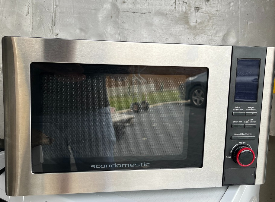 Мікрохвильовка Scandomestic з грілем ідеальний стан Бережани - зображення 1