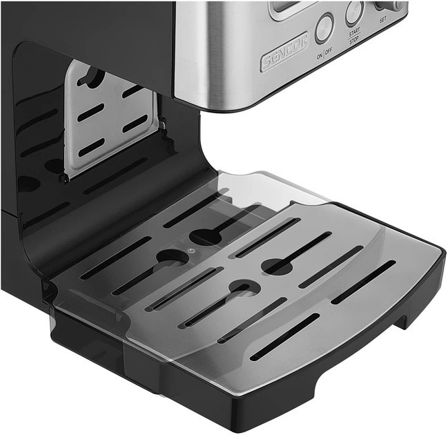 Кофеварка рожковая Sencor SES 4090SS 1450 Вт серебристая Київ - зображення 9