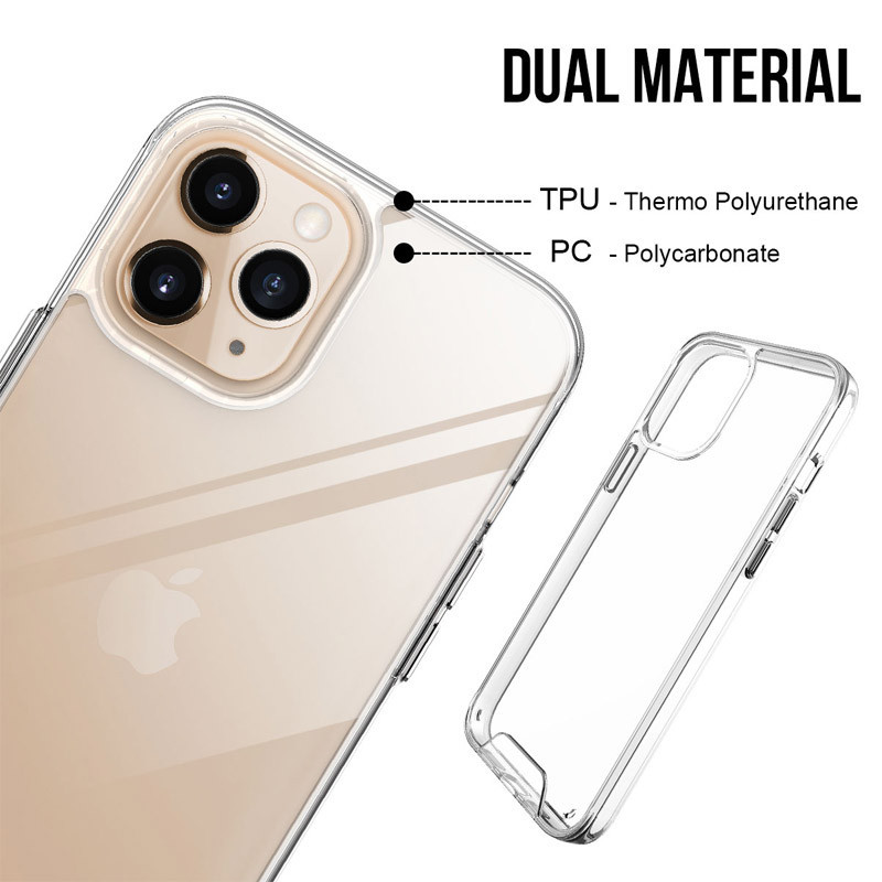 Чехол TPU Space Case transparent для Apple iPhone 12 Pro Max (6.7") Херсон - зображення 4