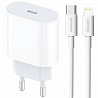 СЗУ Amaya E68S PD20W (1USB-C) + кабель Type-C to Lightning Херсон
