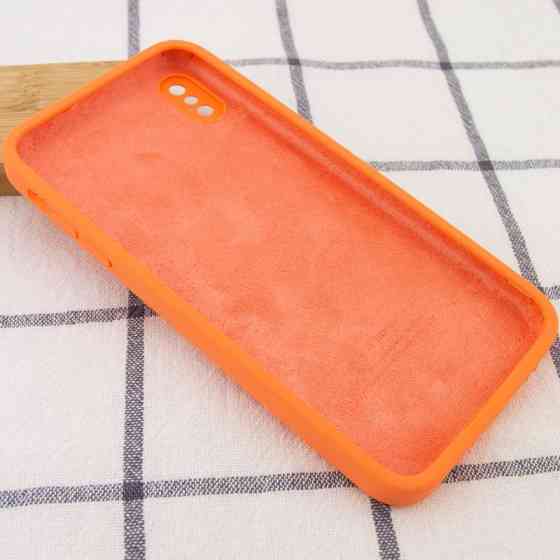 Чехол Silicone Case Square Full Camera Protective (AA) для Apple iPhone X / XS (5.8") Херсон