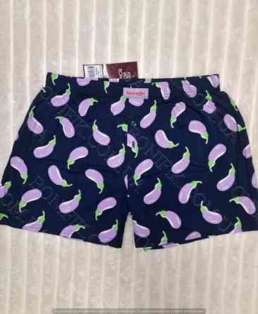 Мужские синие семейные трусы больших размеров с рисунком (арт. МБ 000352) Кривий Ріг