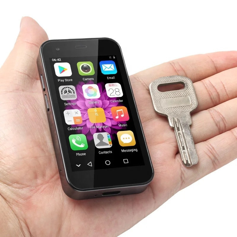 Маленький мобильный смартфон сенсорный 15 Фиолетовый Київ - зображення 5