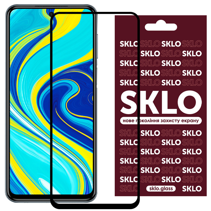 Защитное стекло SKLO 3D для Xiaomi Redmi Note 9s / Note 9 Pro / Note 9 Pro Max Херсон - зображення 11