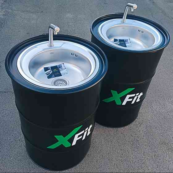 Умивальник з металевої бочки лофт | Дизайнерська раковина з вашим логотипом Київ