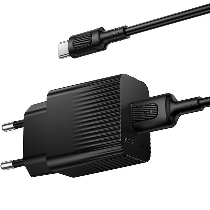СЗУ Borofone BAS71A Source 10.5W (1USB-A) + кабель USB to Type-C Херсон - изображение 3