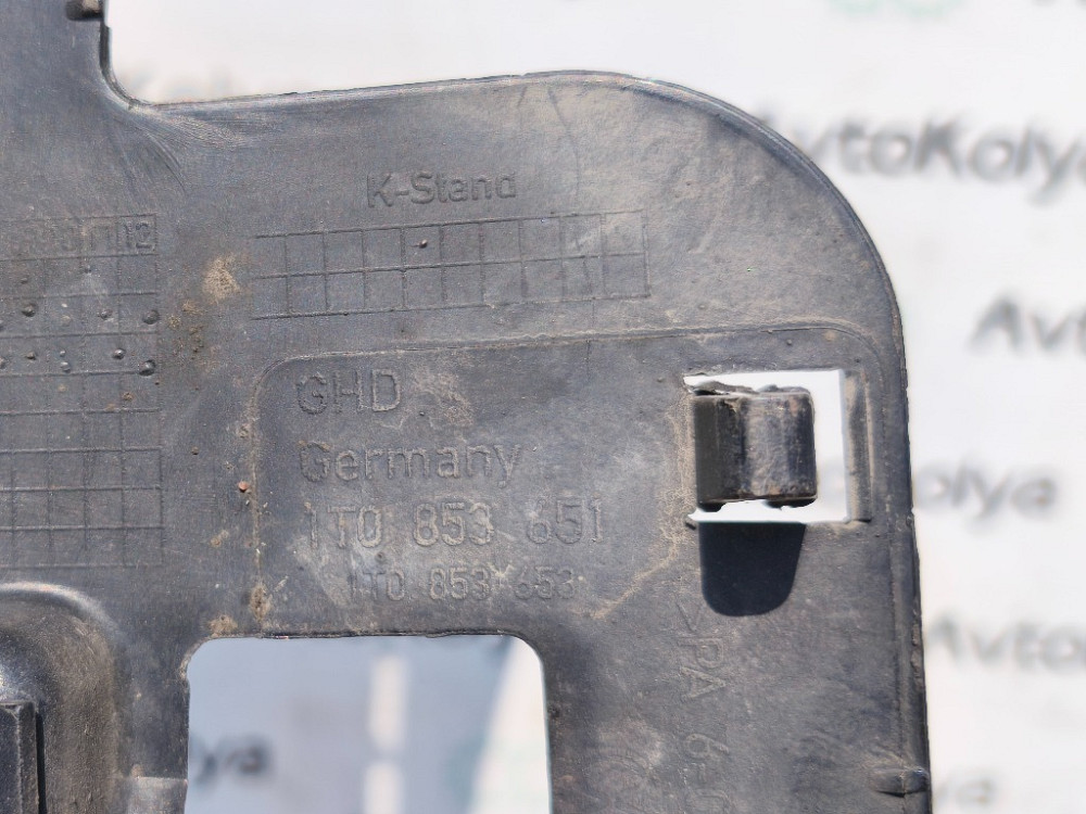 Решетка бампера / радиатора VW Touran 2003-2010 (1T0853651) Ковель - зображення 5