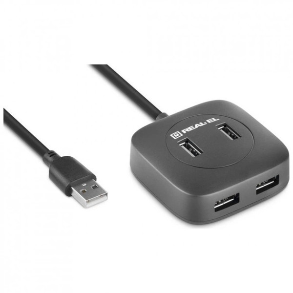 USB HUB REAL-EL HQ-177 4xUSB (EL123110009) (Код товару:42227) Харьков - изображение 1
