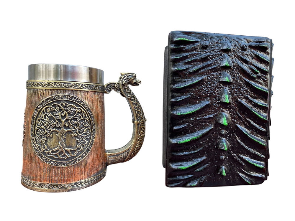 Подарочный набор Кружка 3D Викинг и Дракон и Блокнот 3D «Око Лесного Дракона» Київ - зображення 2