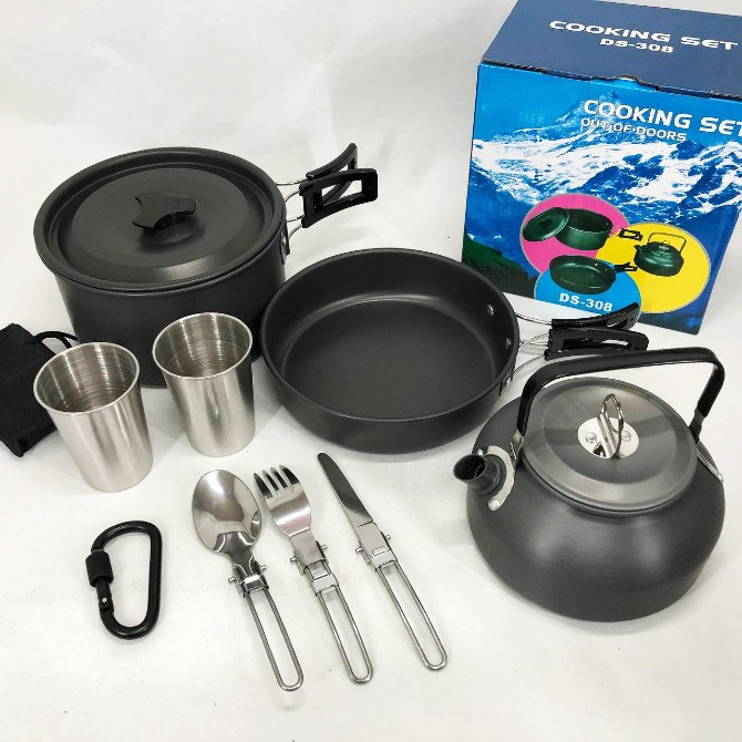 Набір туристичного посуду з плитою і столовими приладами Киев - изображение 11
