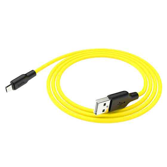 Дата кабель Hoco X21 Plus Silicone MicroUSB Cable (1m) Херсон